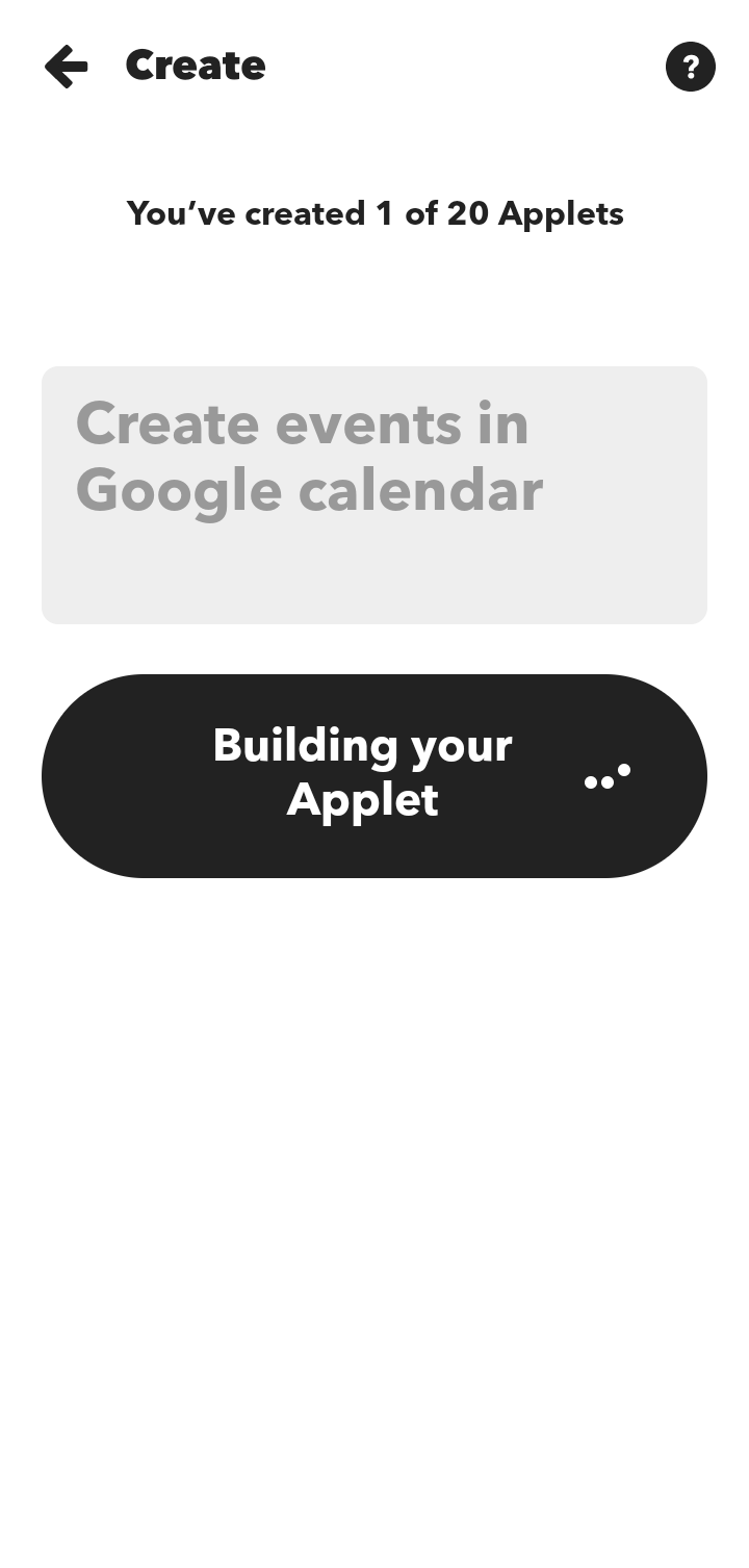  Ifttt Create Applet Using AI flow