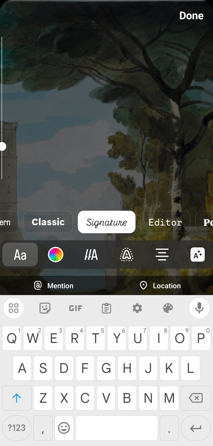 Instagram Adding Text Flow Screenshots & UX Patterns | Uiland