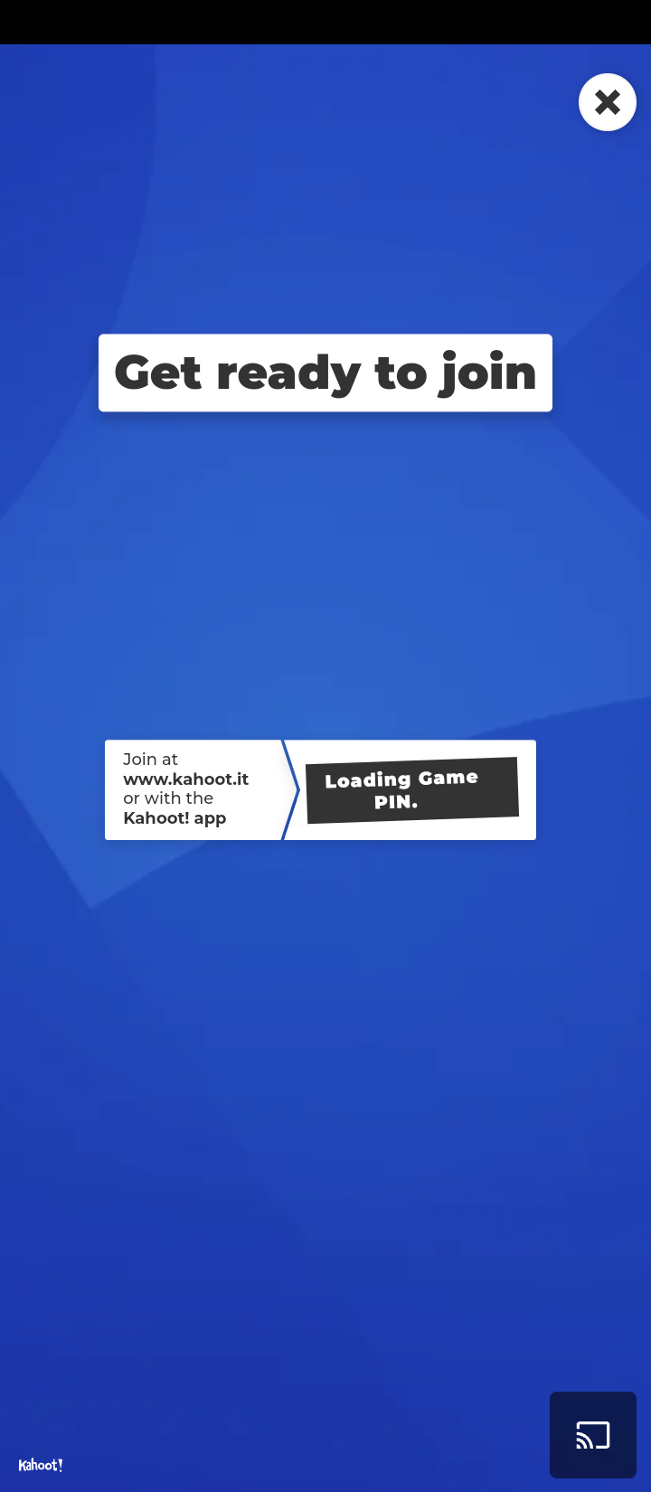  Kahoot Host game flow