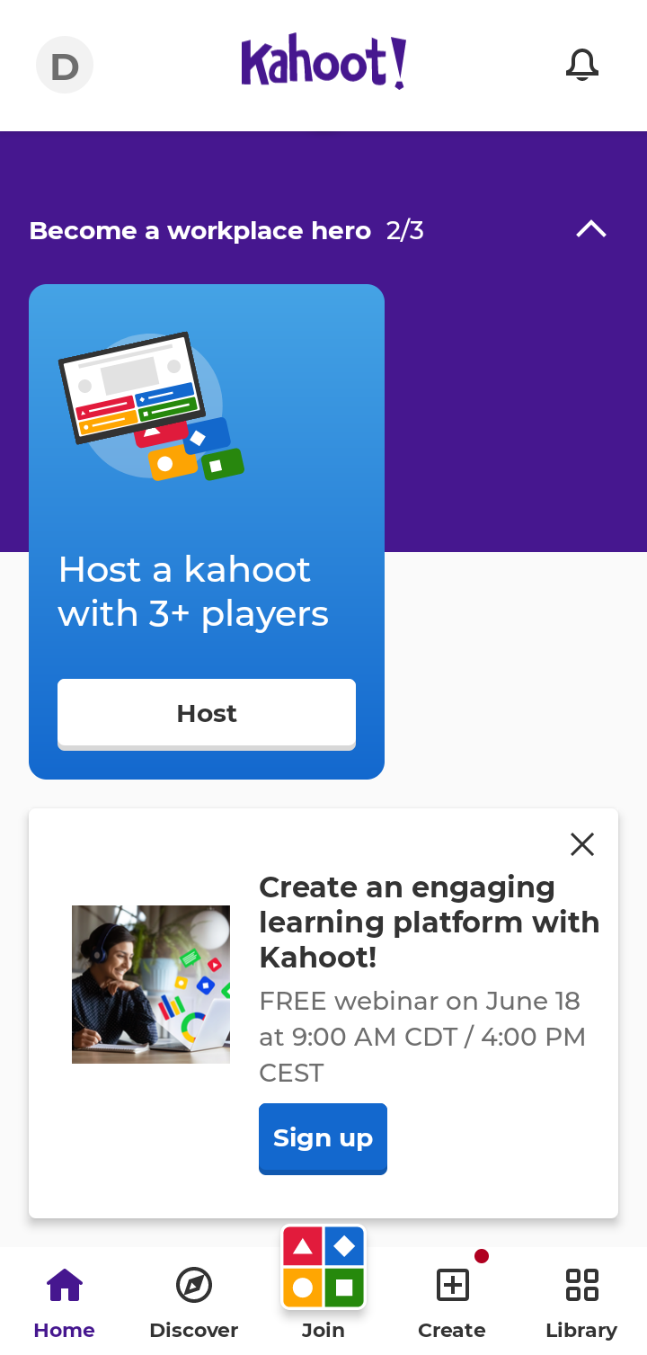  Kahoot Join game flow