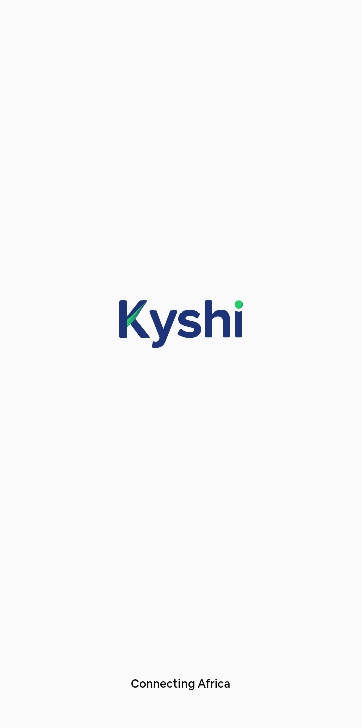  Kyshi Onboarding user flow UI screenshot