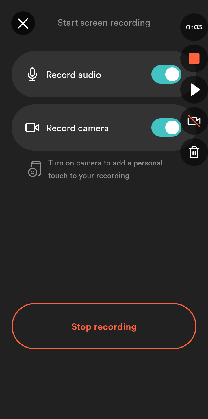  Loom Record Video user flow UI screenshot