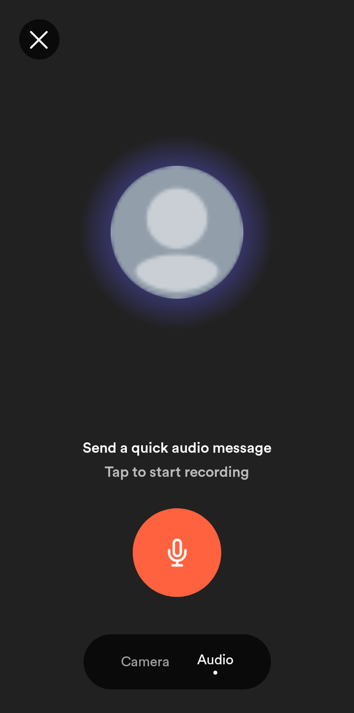 Loom Record Audio user flow UI screenshot