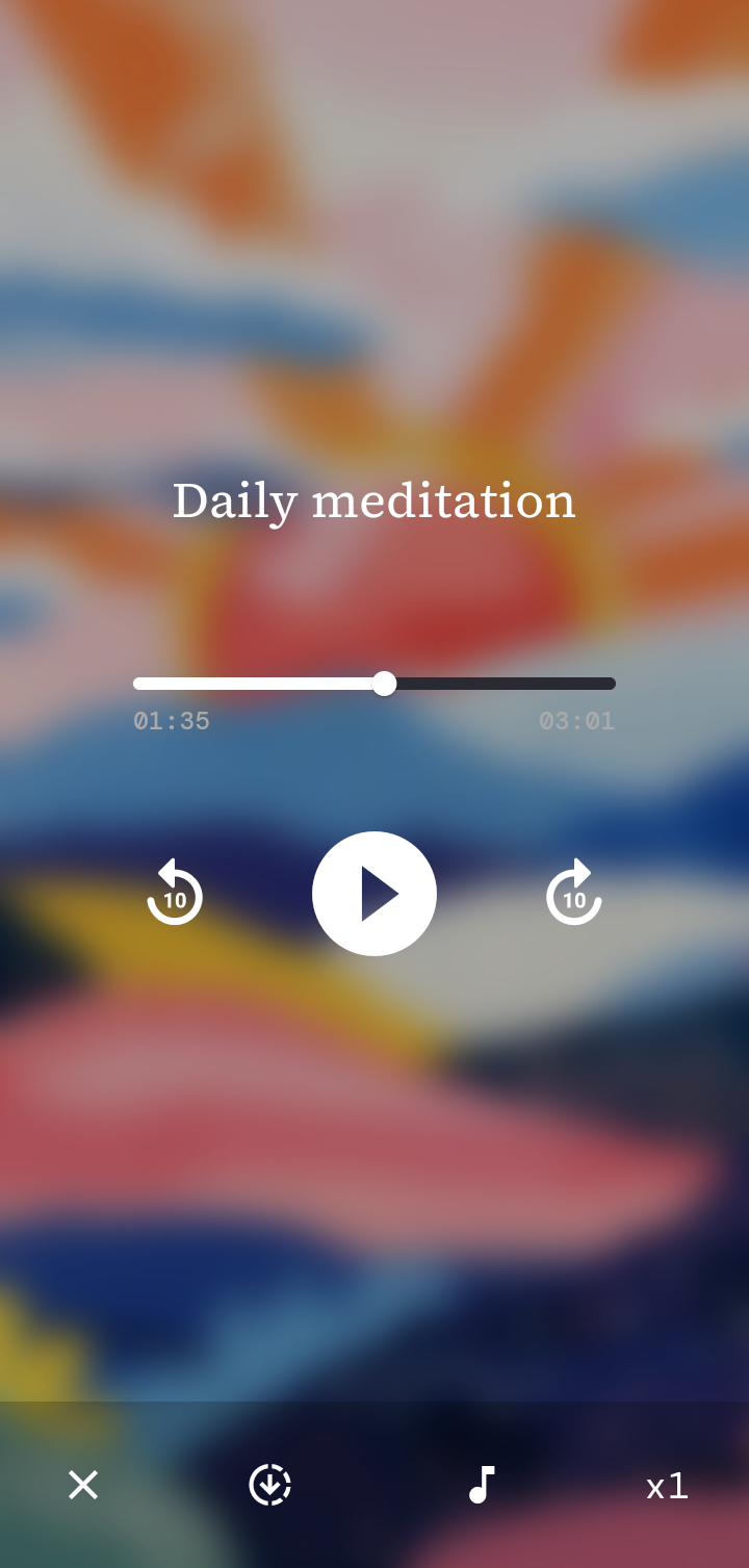 Medito App Flows, User Flow Screenshots & UX Patterns | Uiland