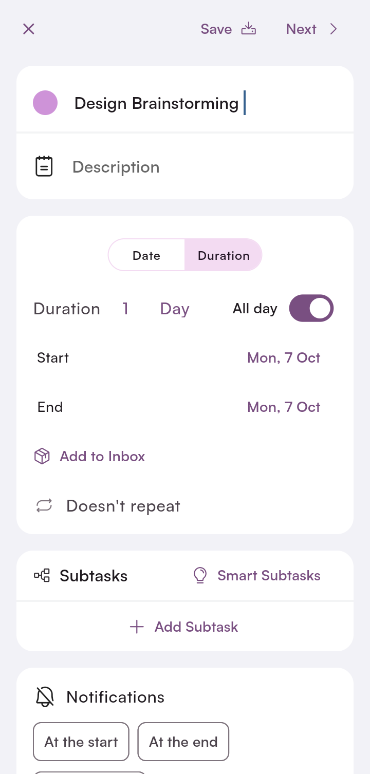 Mightyday App Flows, User Flow Screenshots & UX Patterns | Uiland