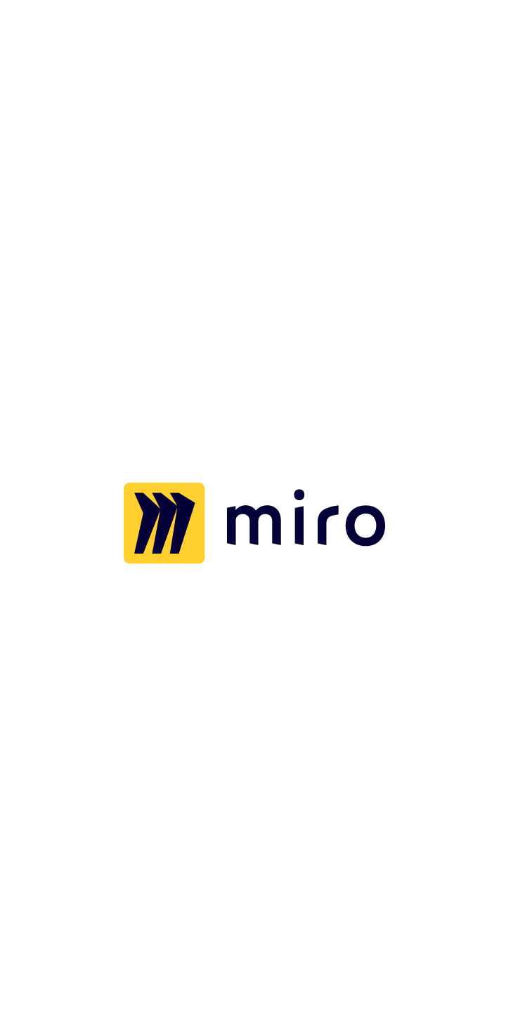  Miro Onboarding user flow UI screenshot