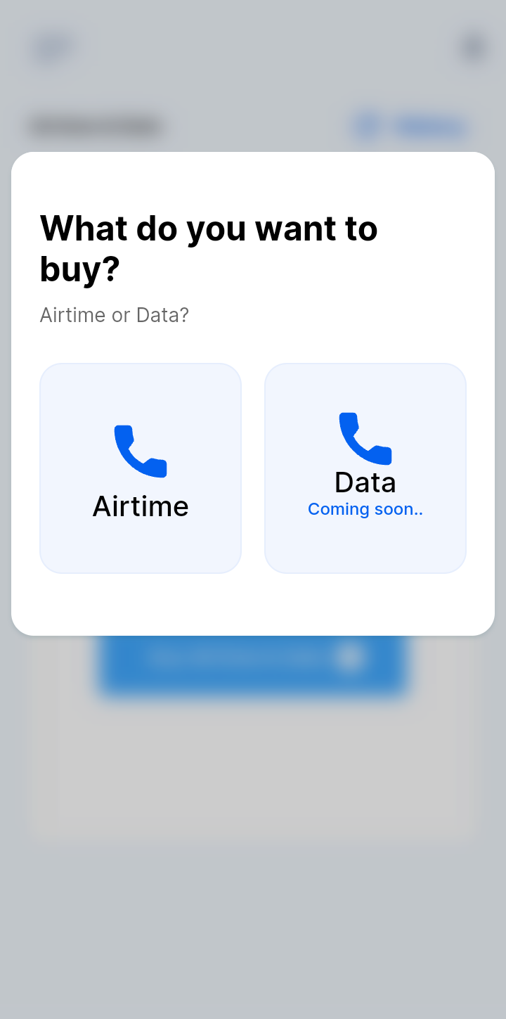  Moniepoint Purchase Airtime user flow UI screenshot