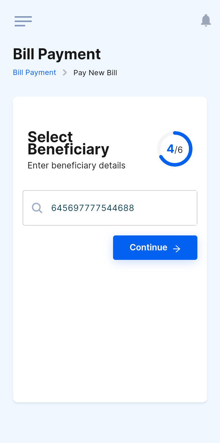  Moniepoint Bill Payment user flow UI screenshot