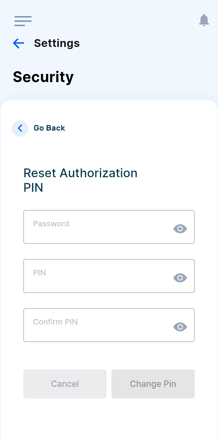  Moniepoint Change Password user flow UI screenshot