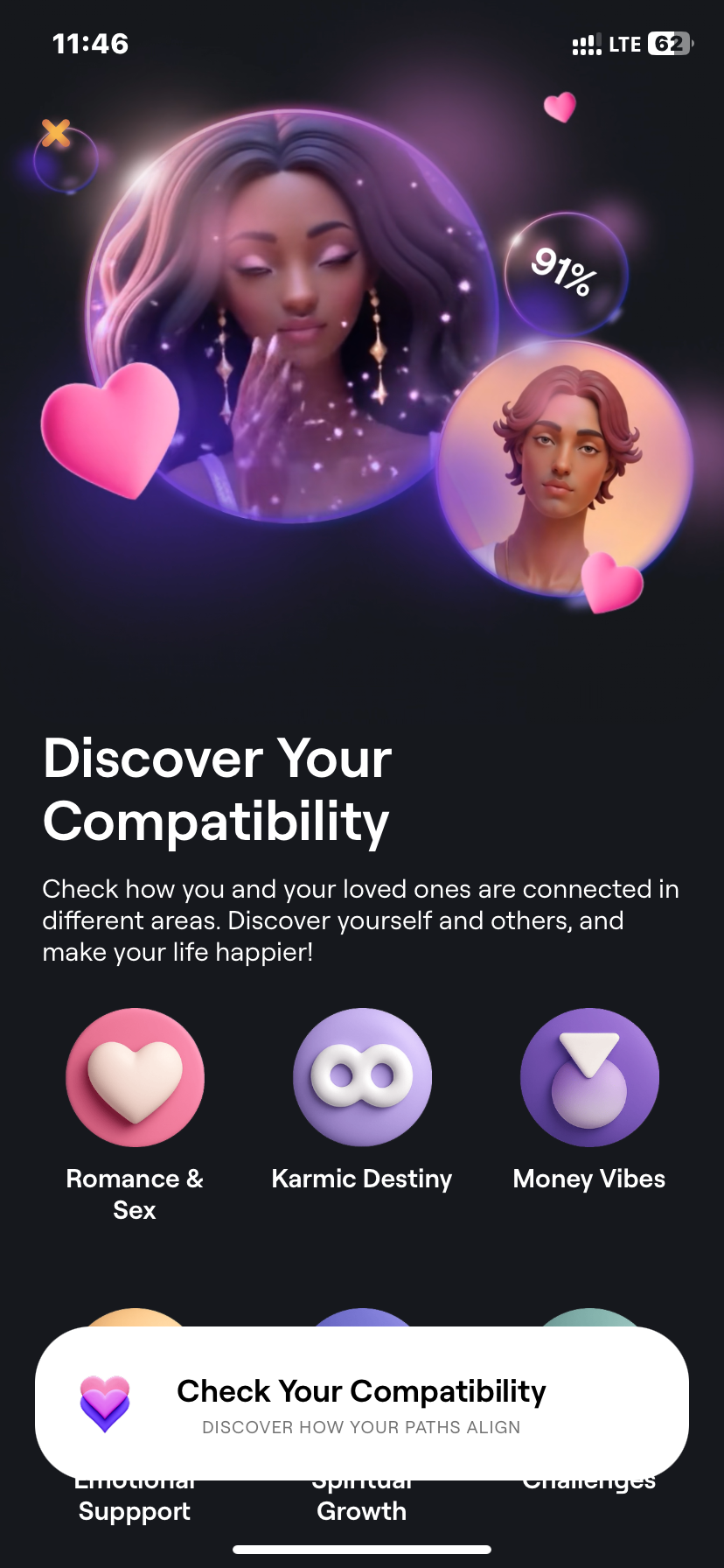 Moonly Profile Setup Flow Screenshots & UX Patterns | Uiland