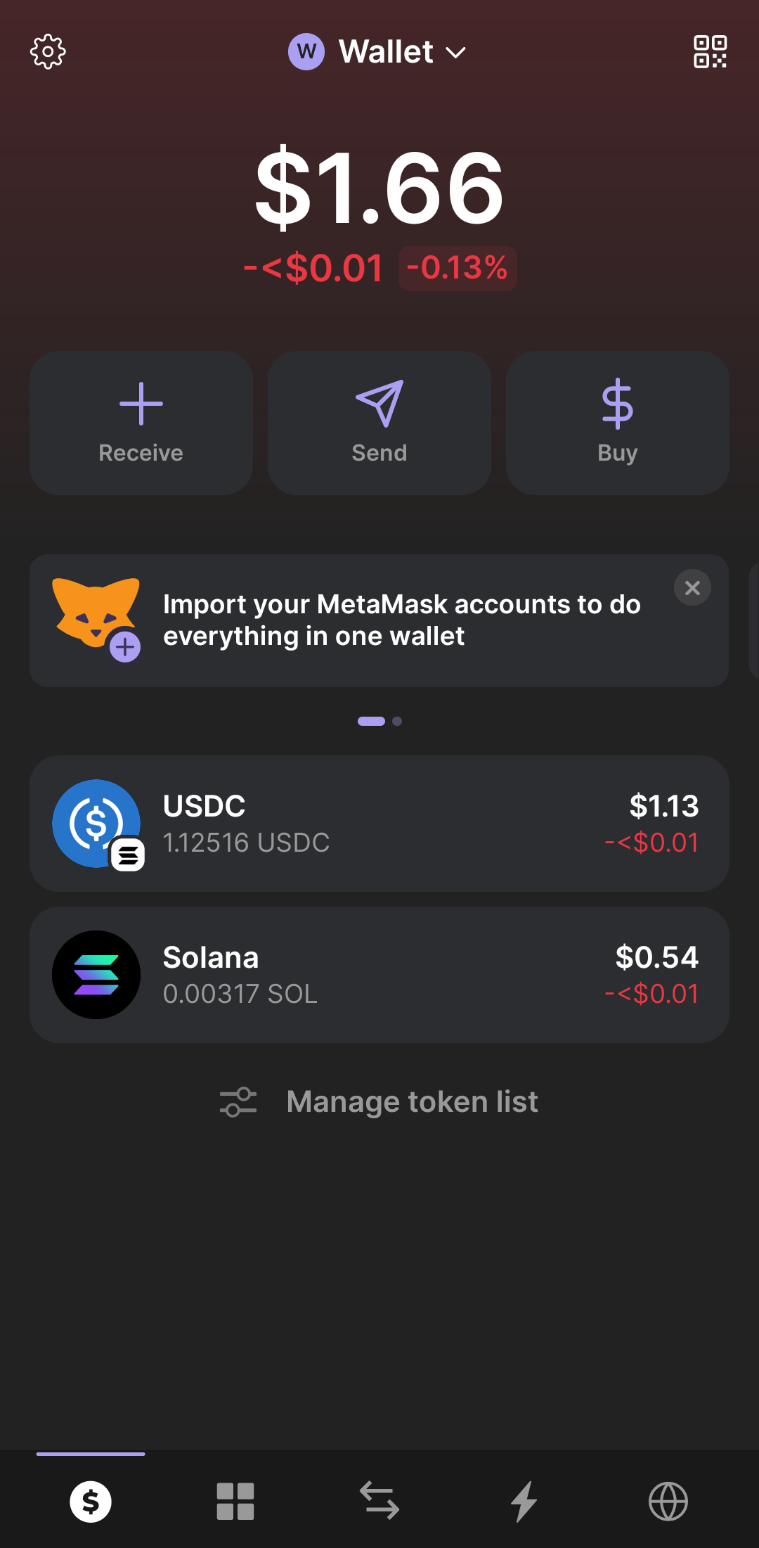  Phantom Send Money  ui screens