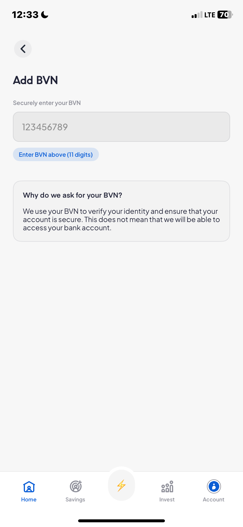  Piggyvest Add Bank Account flow