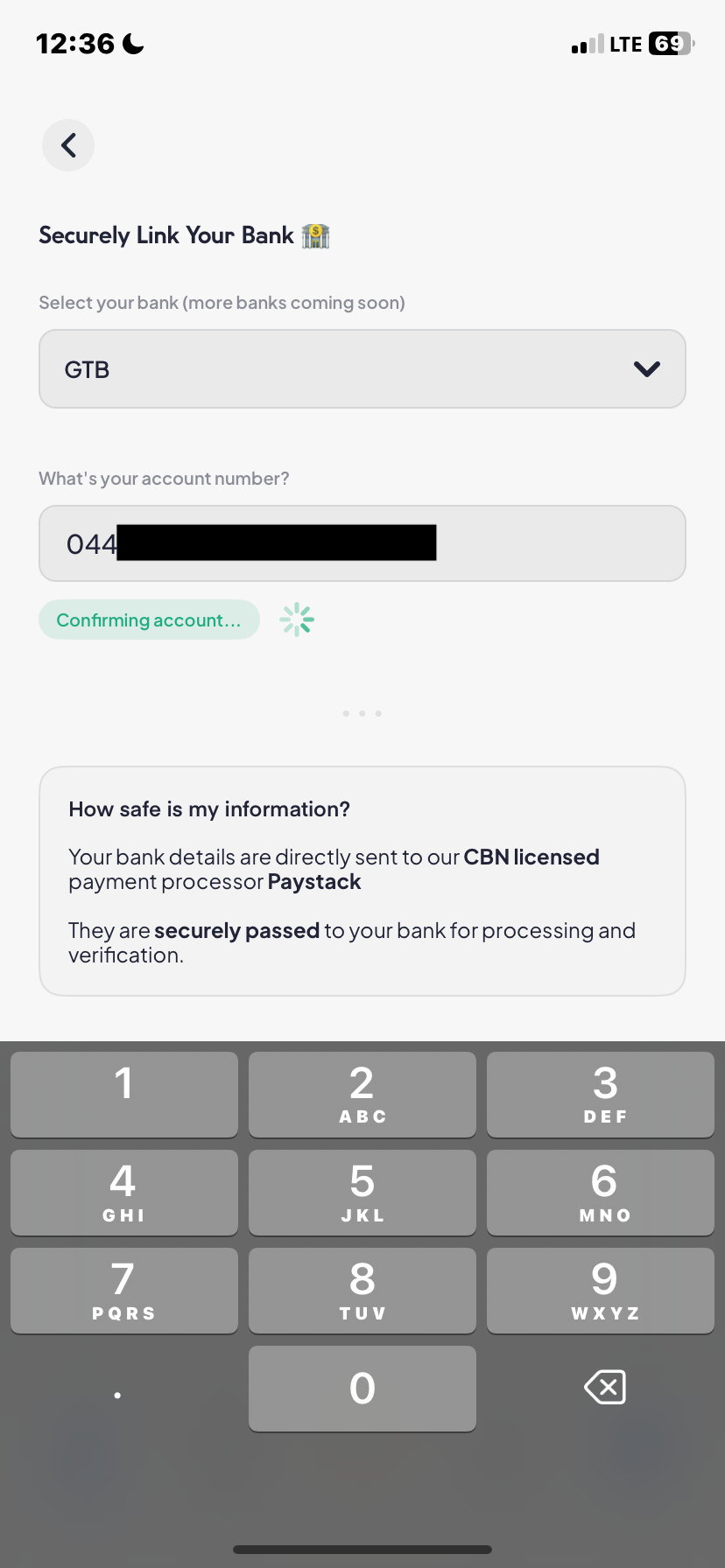  Piggyvest Add Bank Account flow