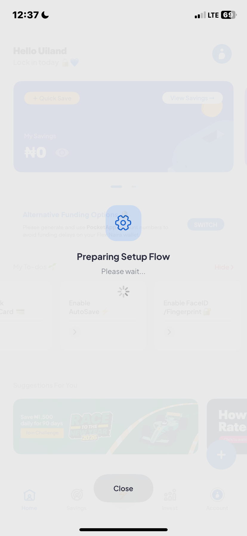  Piggyvest Add Bank Account flow
