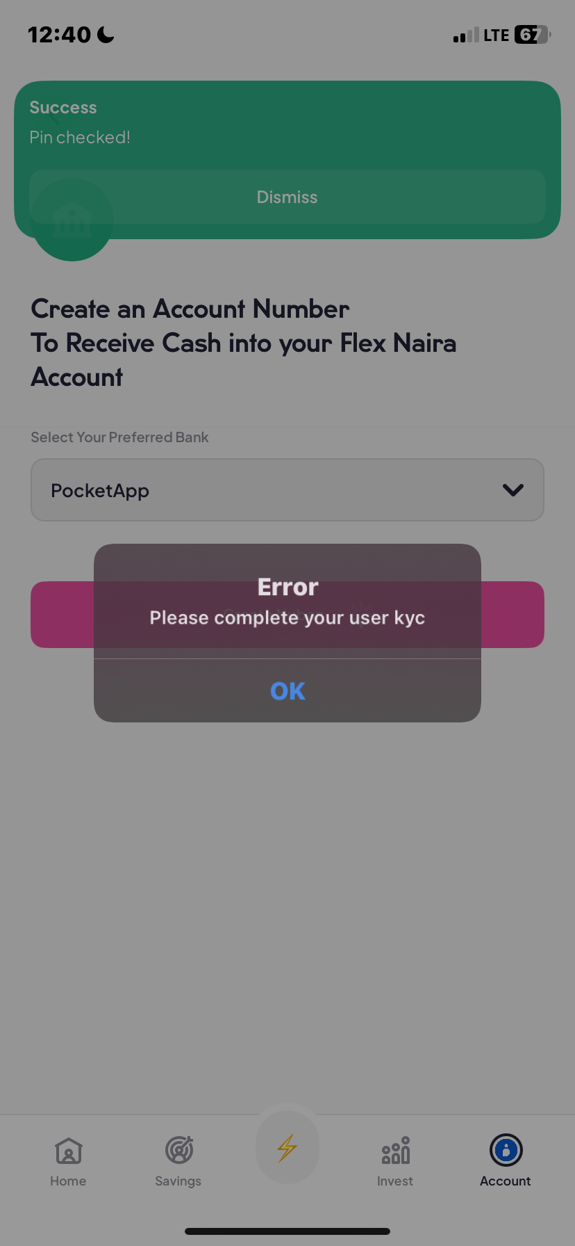 Piggyvest Account Activity flow