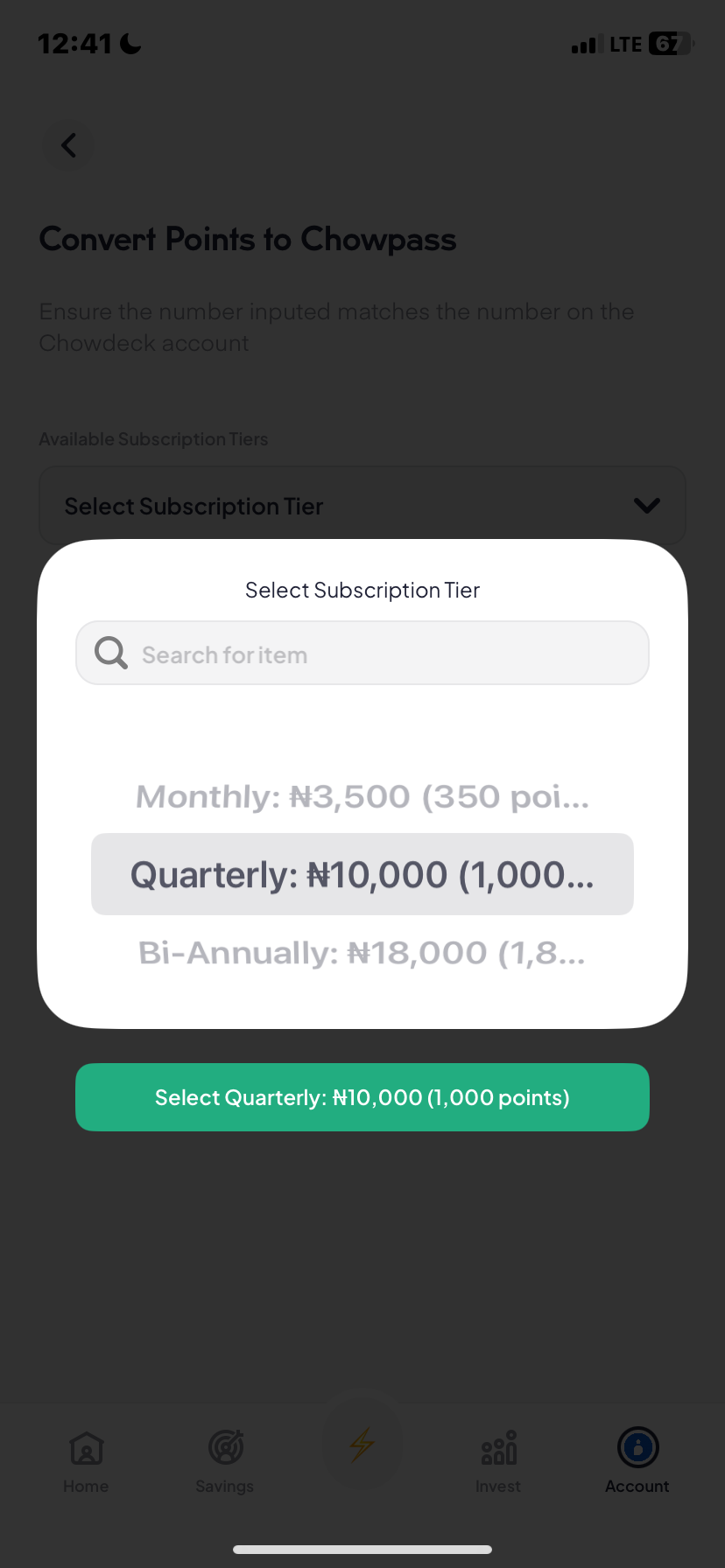  Piggyvest Account Activity flow