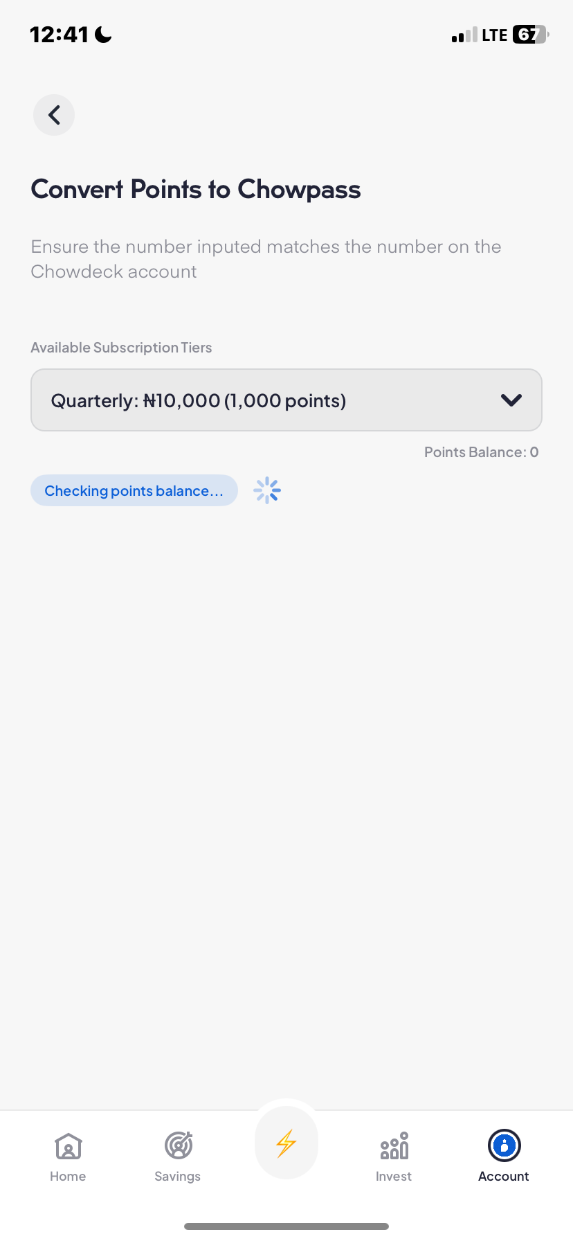  Piggyvest Account Activity flow