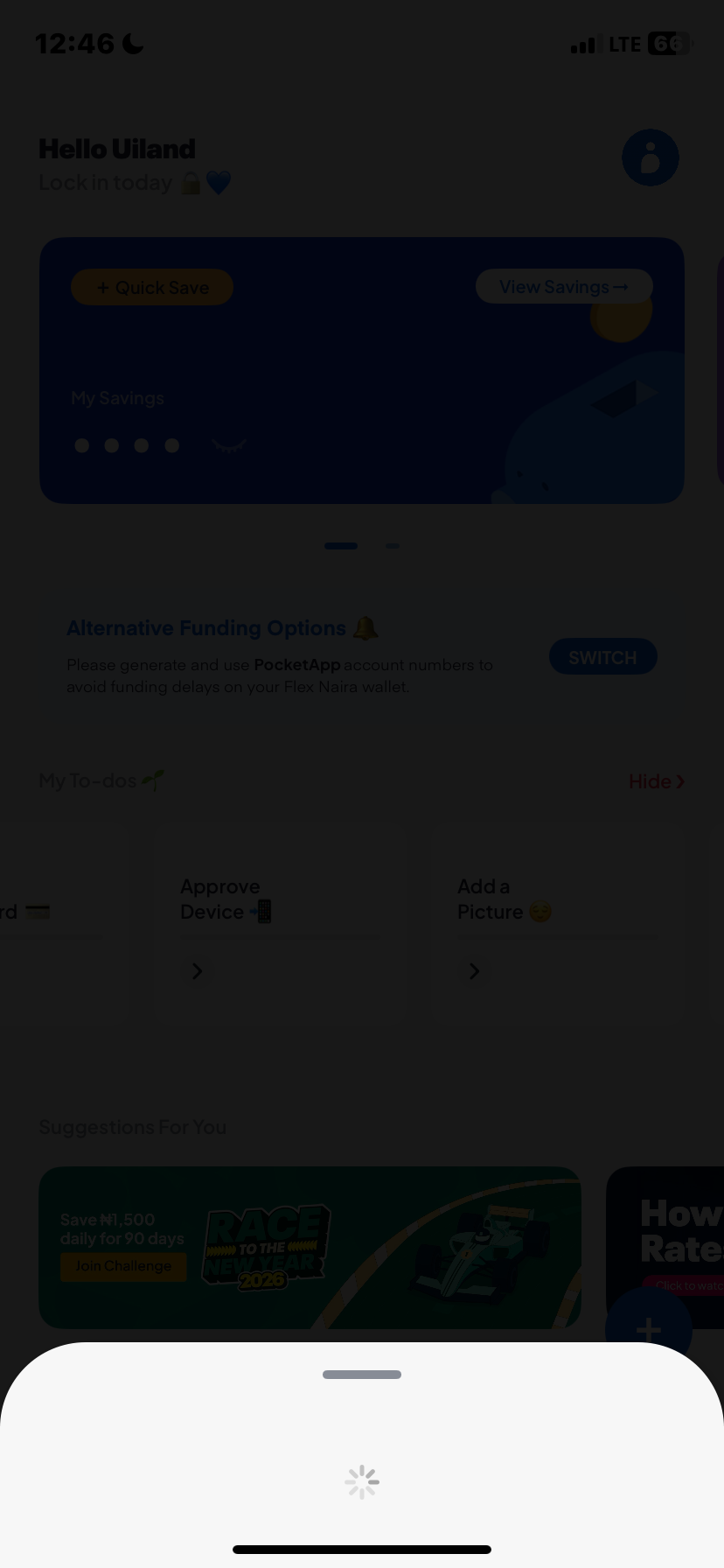  Piggyvest Account Activity flow