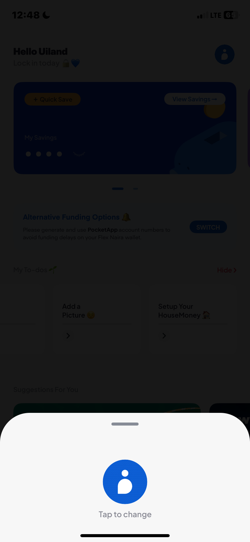  Piggyvest Editing and saving a picture flow