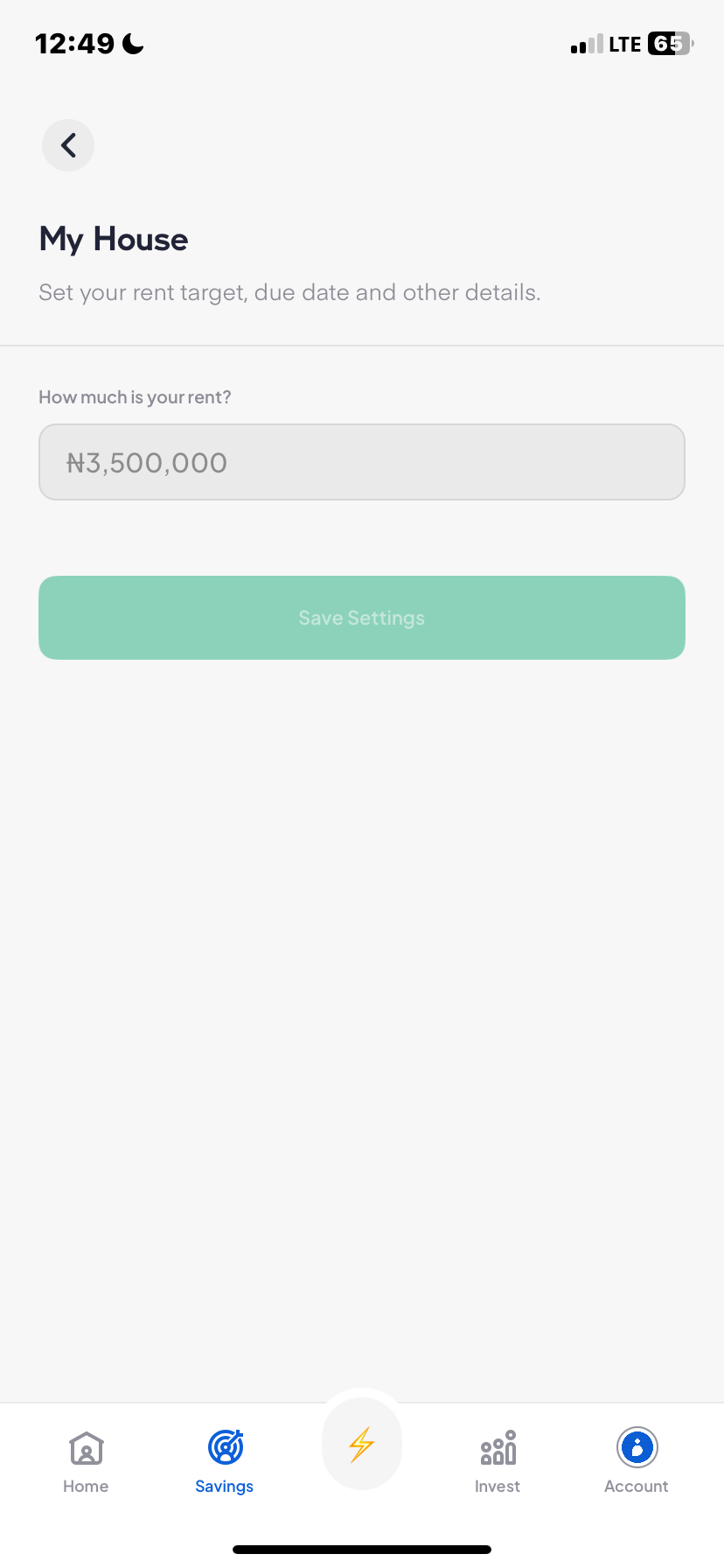  Piggyvest Add Expense flow