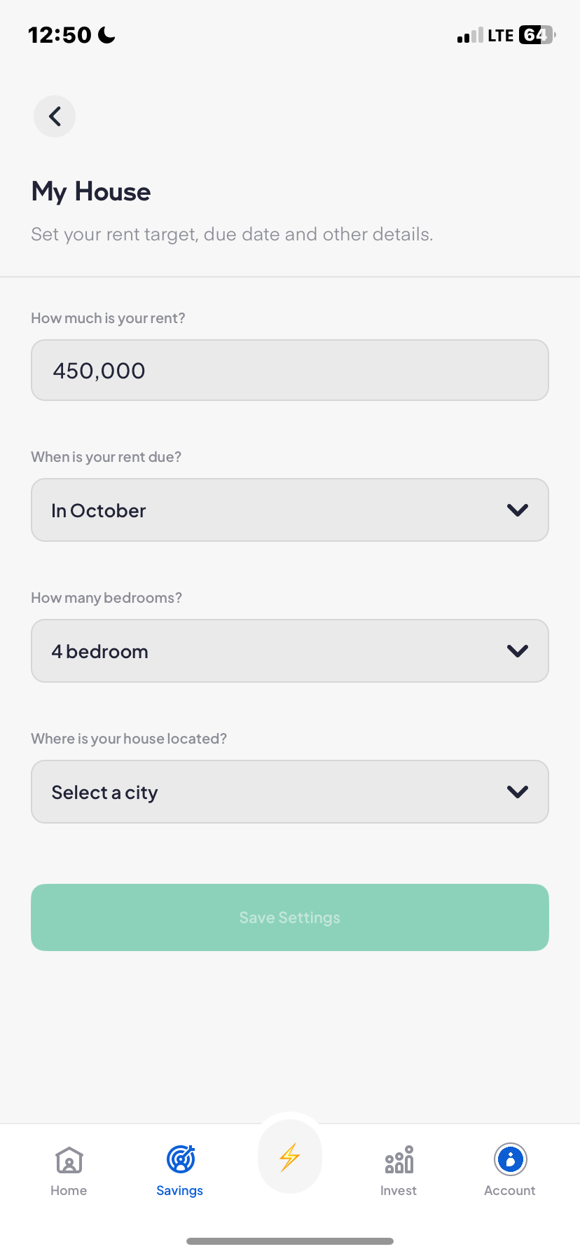  Piggyvest Add Expense flow
