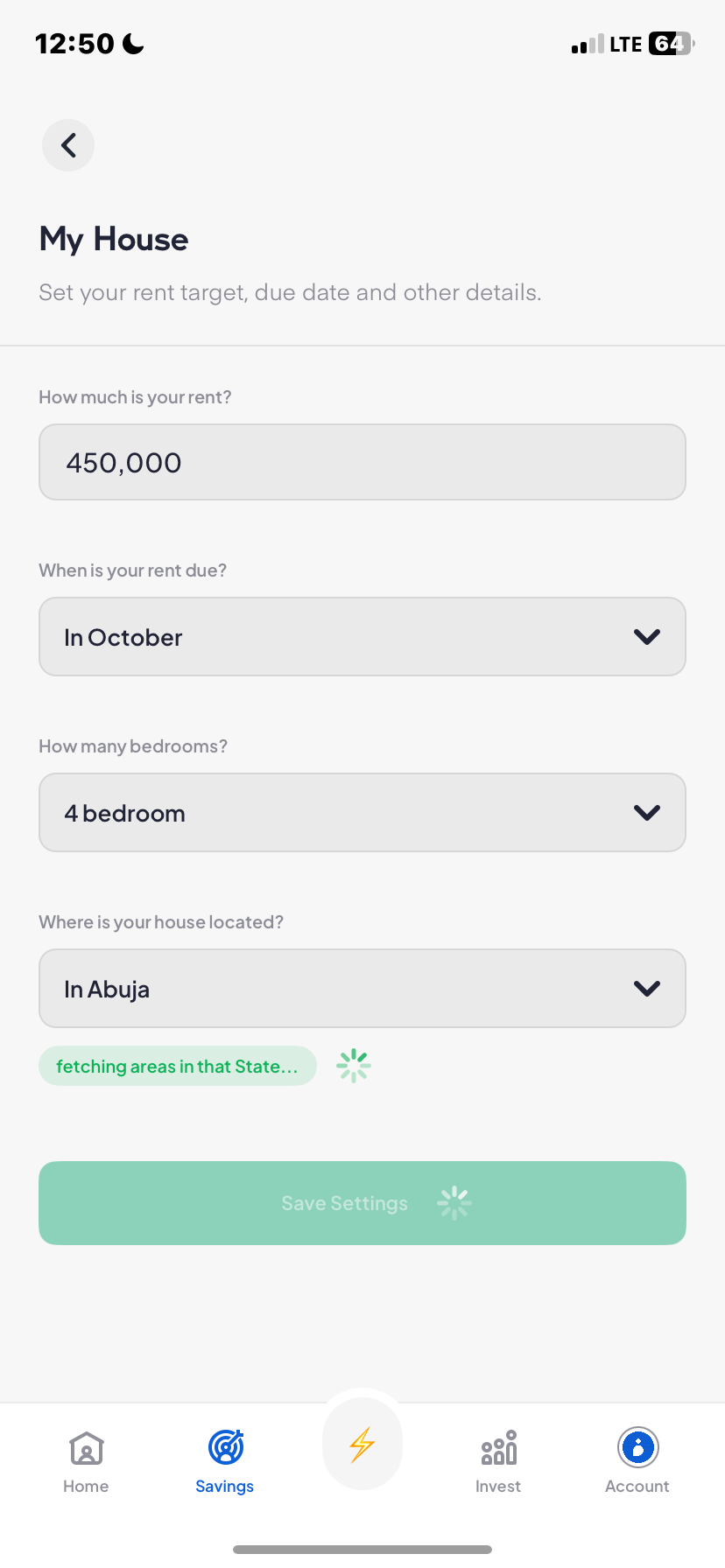  Piggyvest Add Expense flow