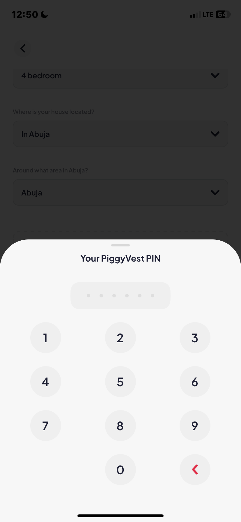  Piggyvest Add Expense flow