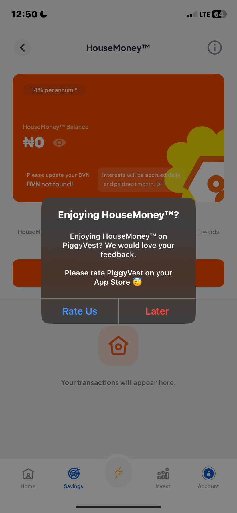  Piggyvest Add Expense flow
