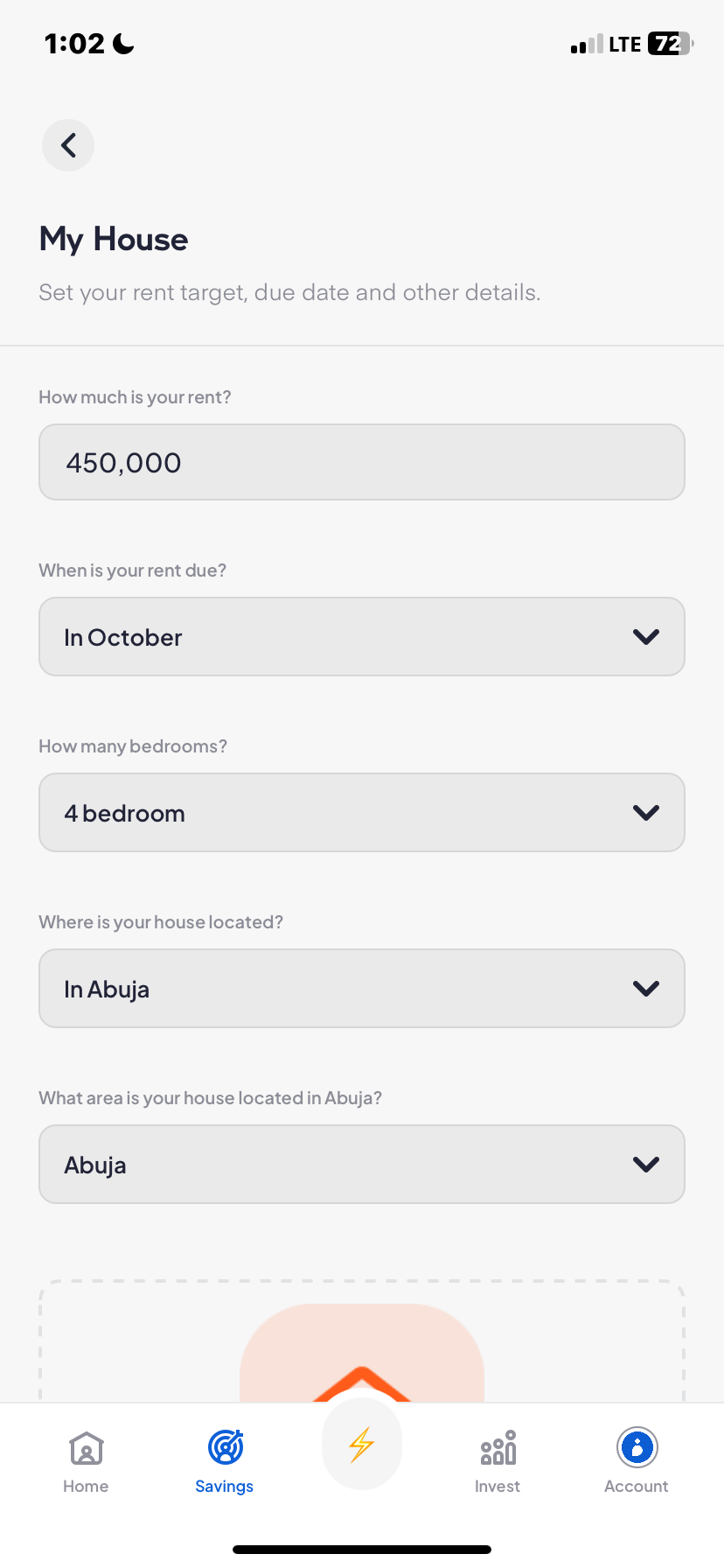  Piggyvest Add Expense flow