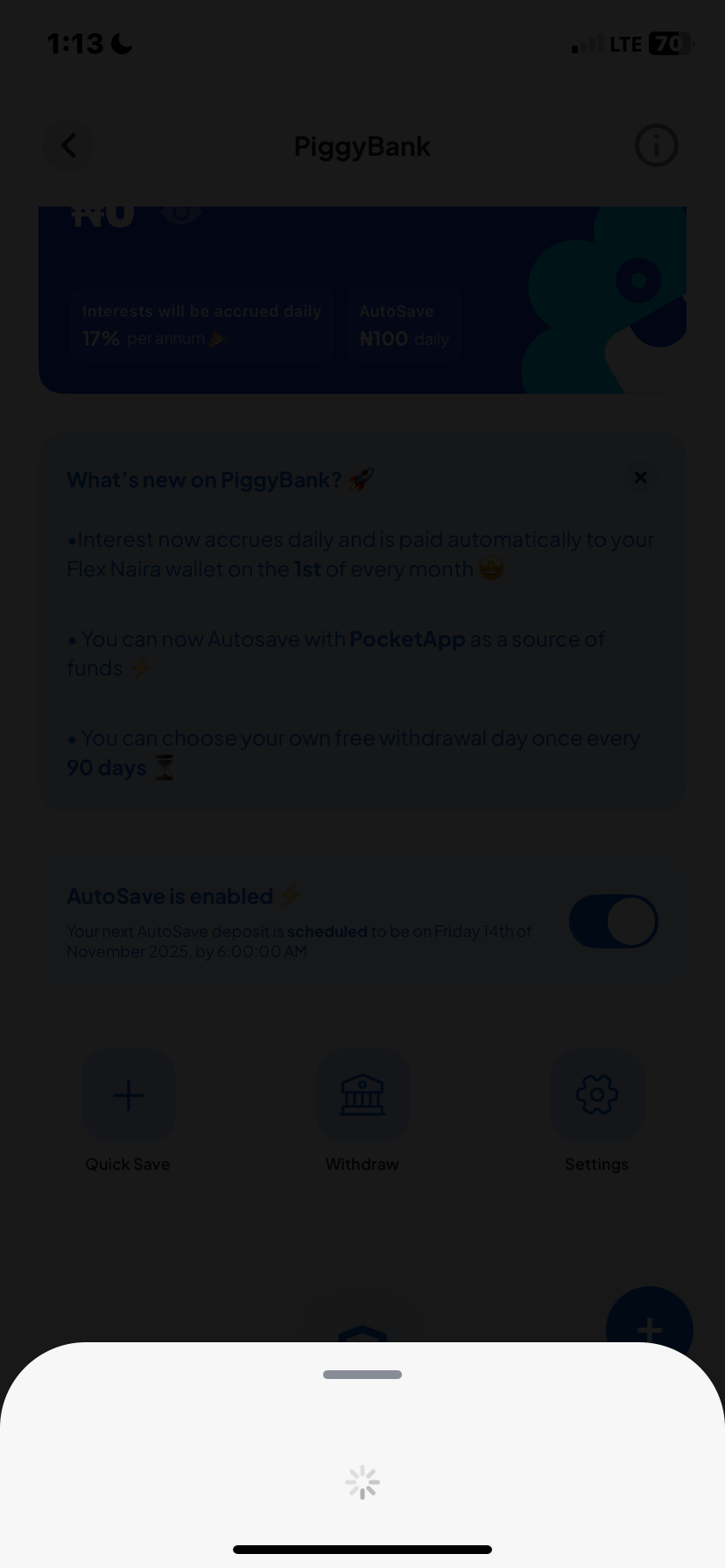  Piggyvest Savings flow