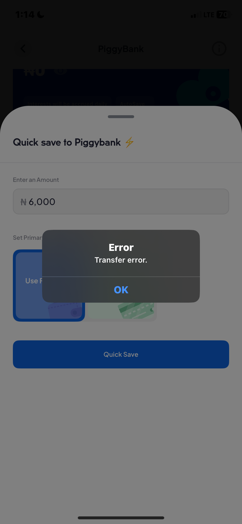  Piggyvest Savings flow