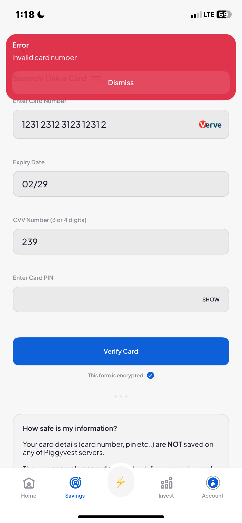  Piggyvest Savings flow