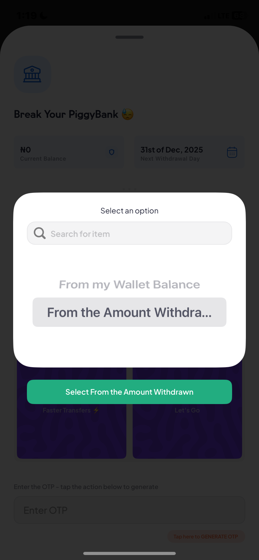  Piggyvest Savings flow