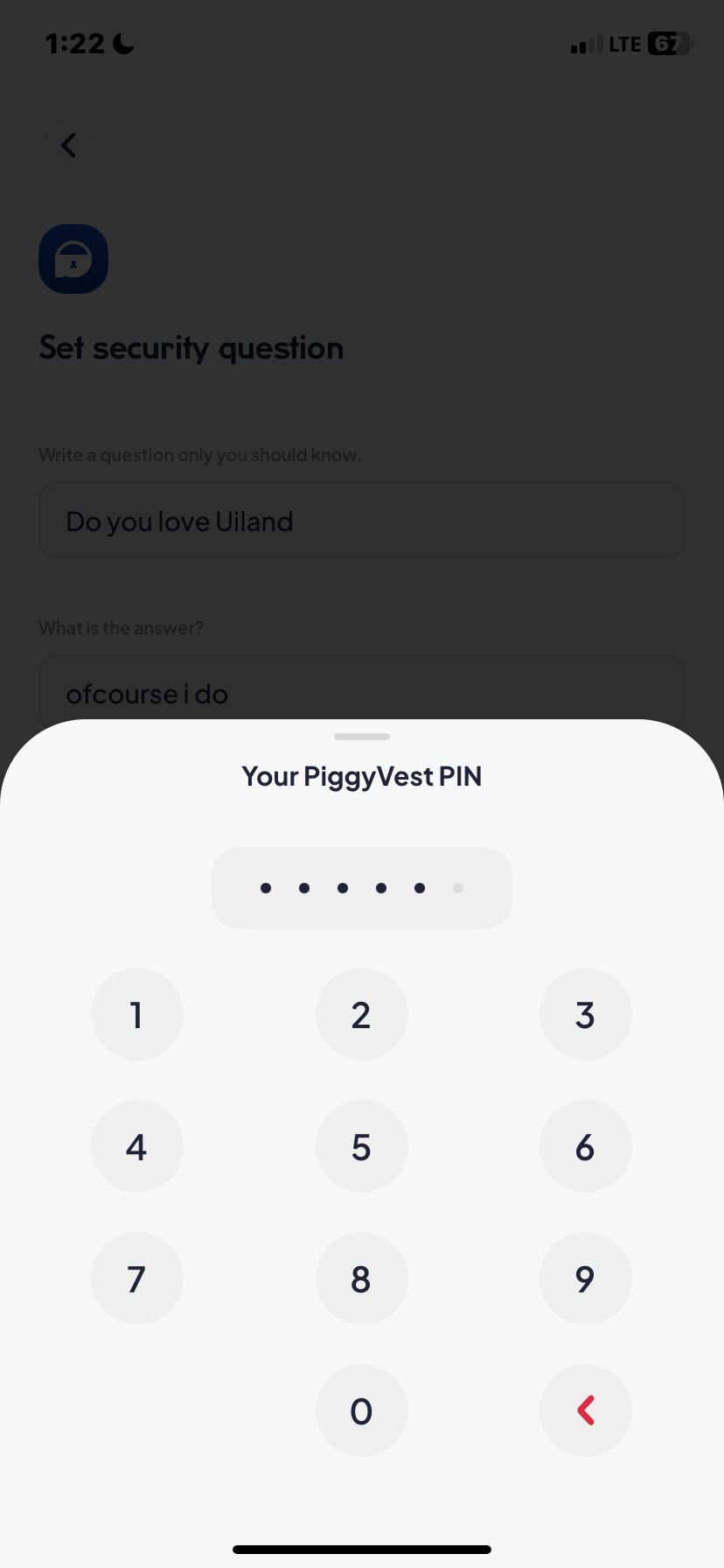  Piggyvest Answer Question flow