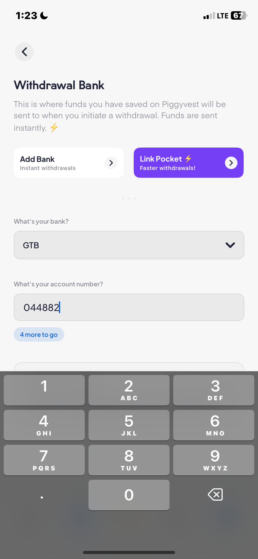  Piggyvest Savings flow