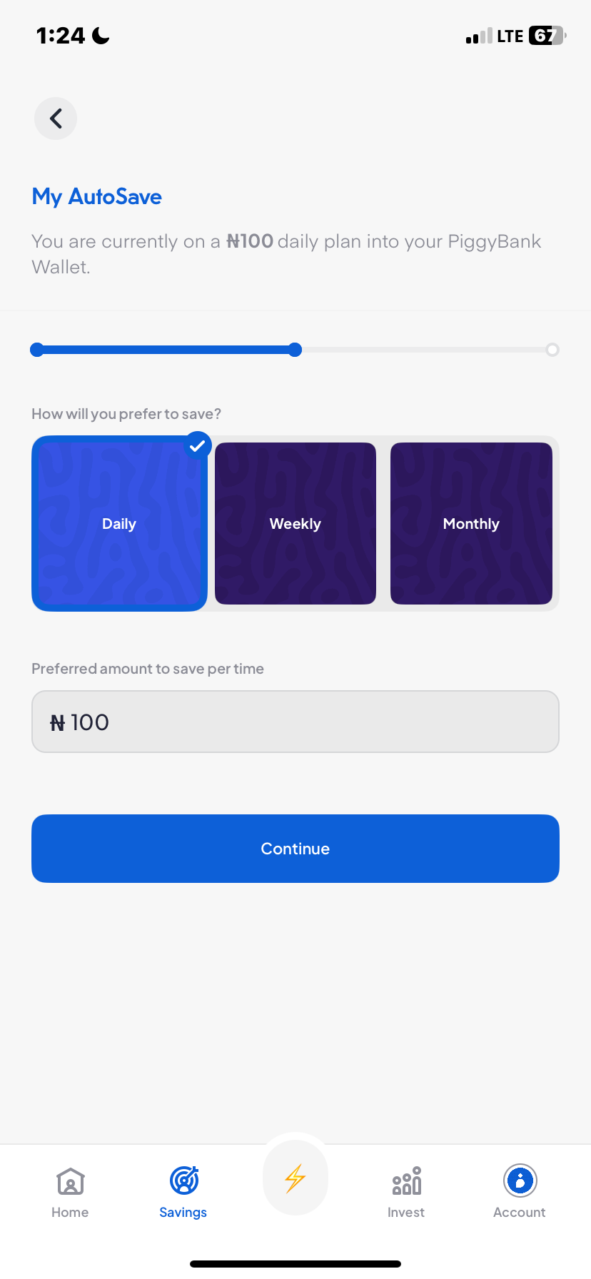  Piggyvest Savings flow