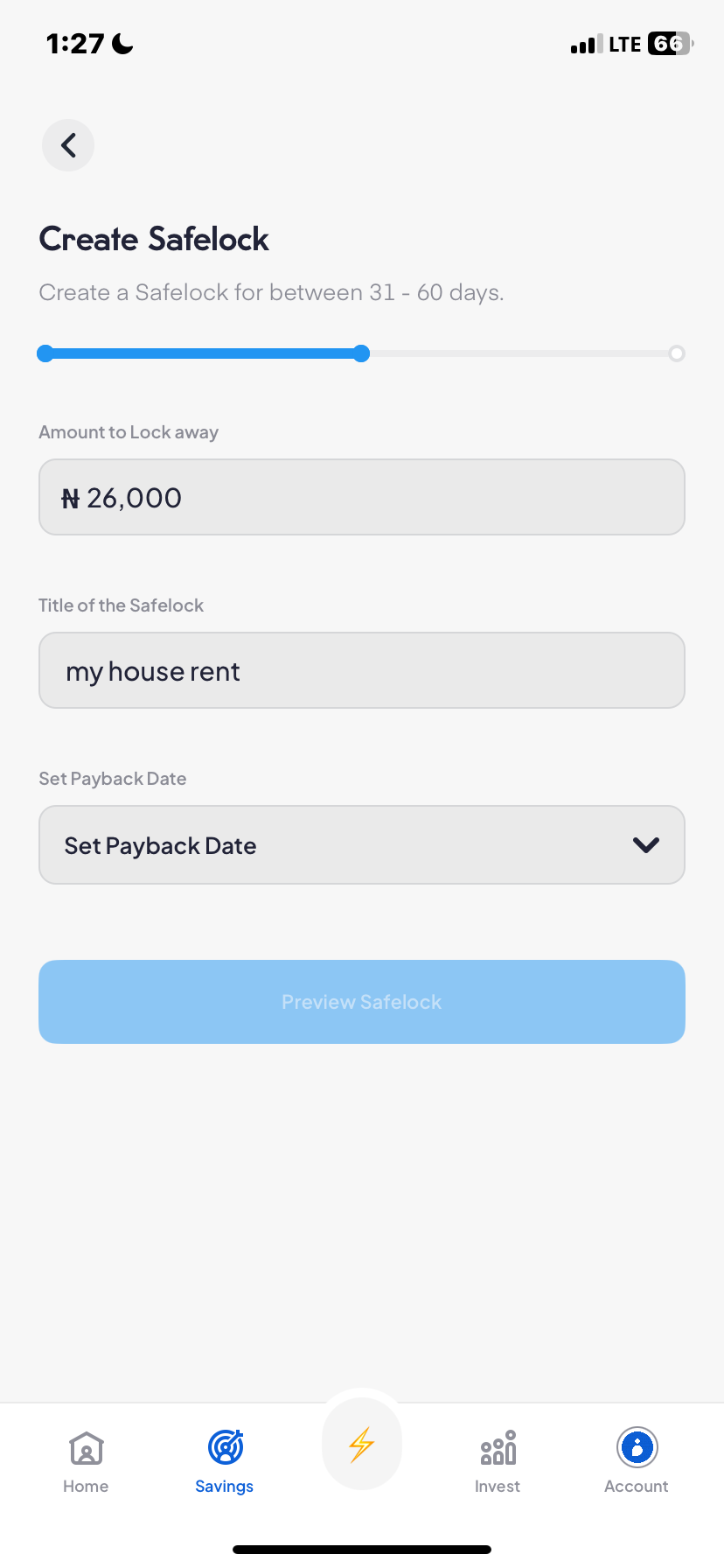  Piggyvest Savings flow