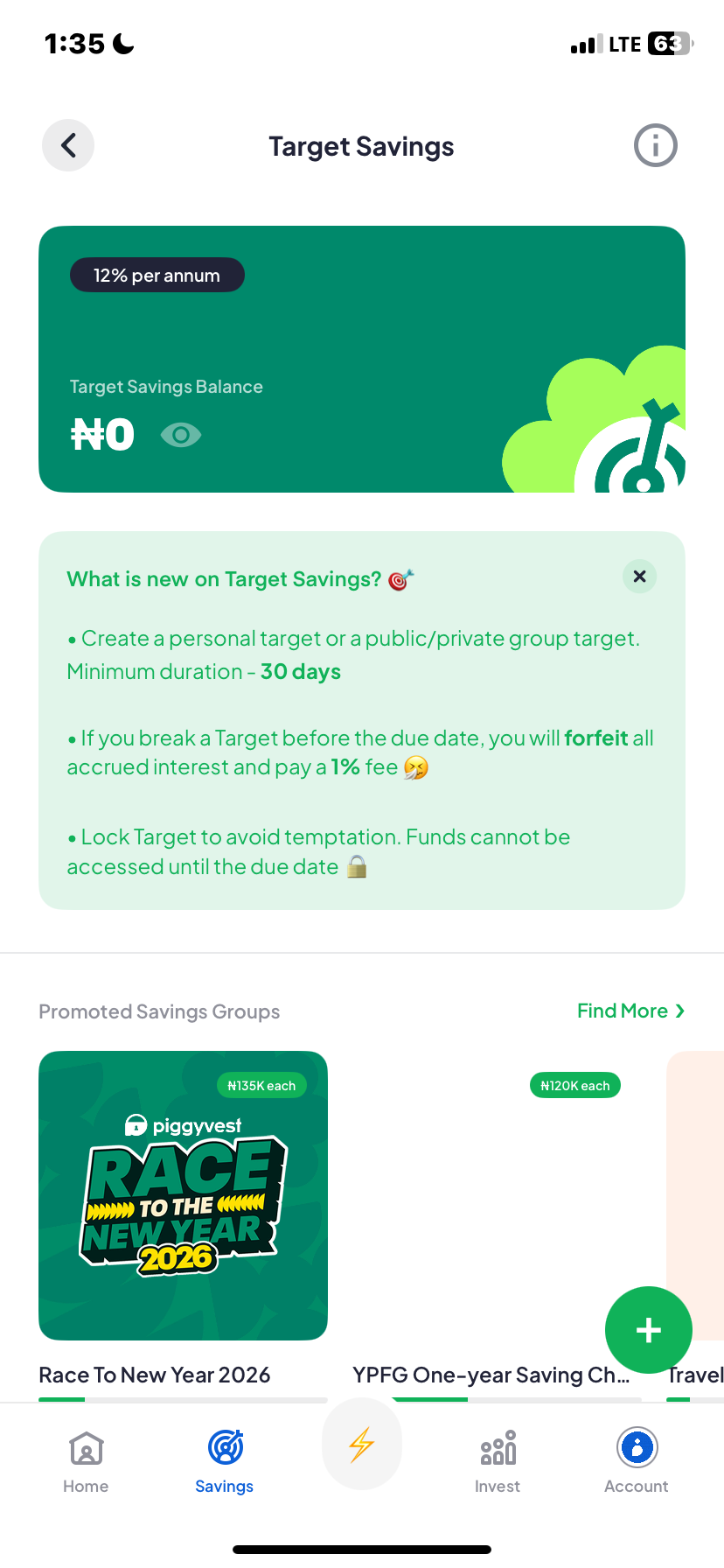  Piggyvest Savings flow