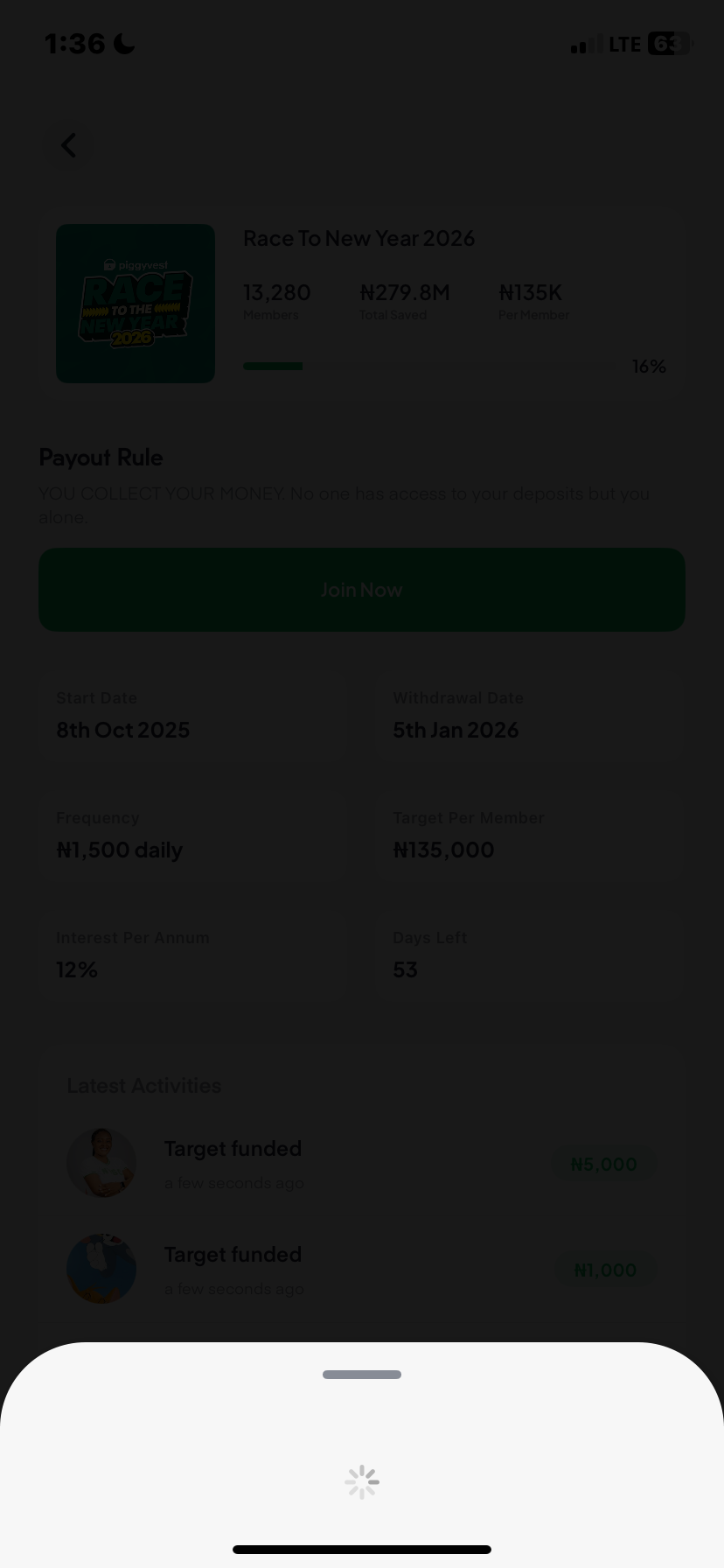  Piggyvest Savings flow