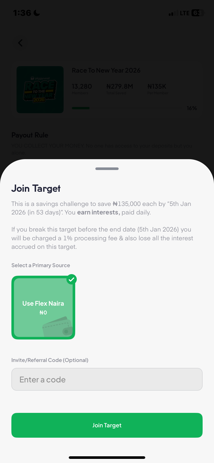  Piggyvest Savings flow