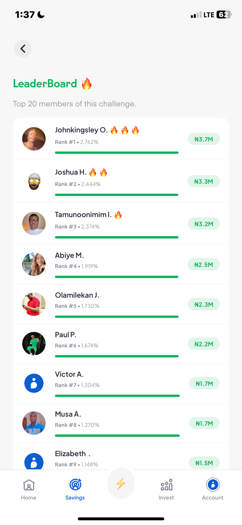  Piggyvest Savings flow