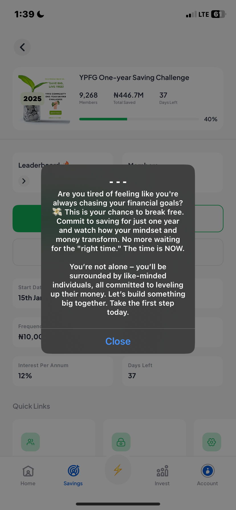  Piggyvest Savings flow