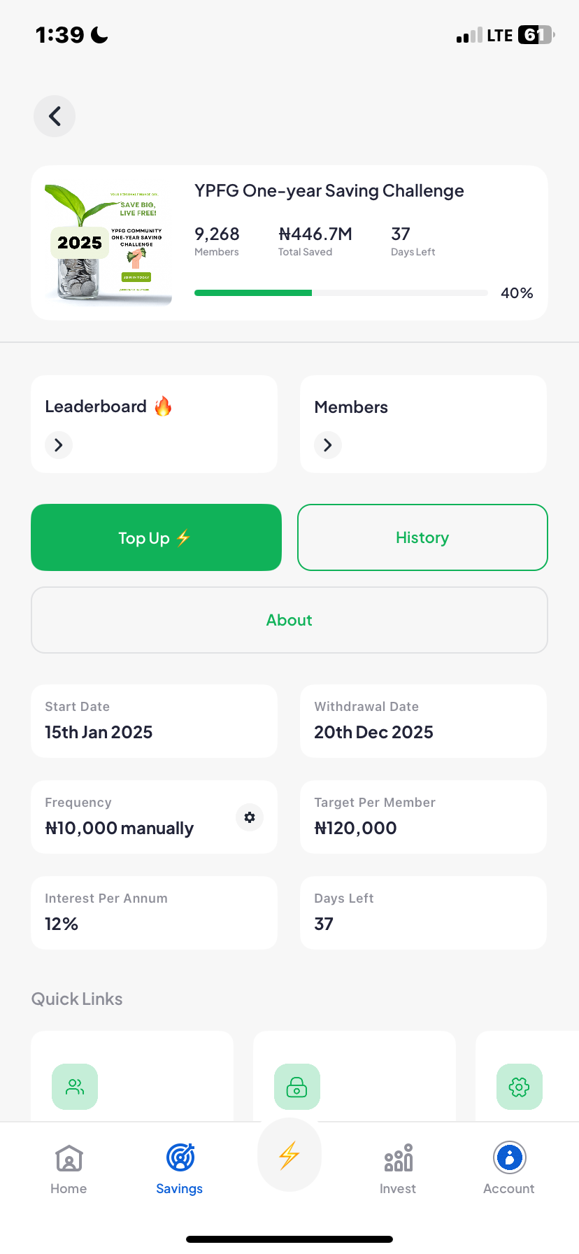  Piggyvest Savings flow