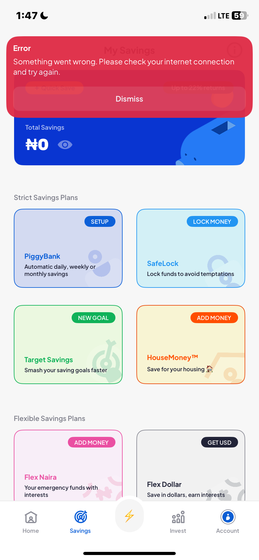  Piggyvest Savings flow