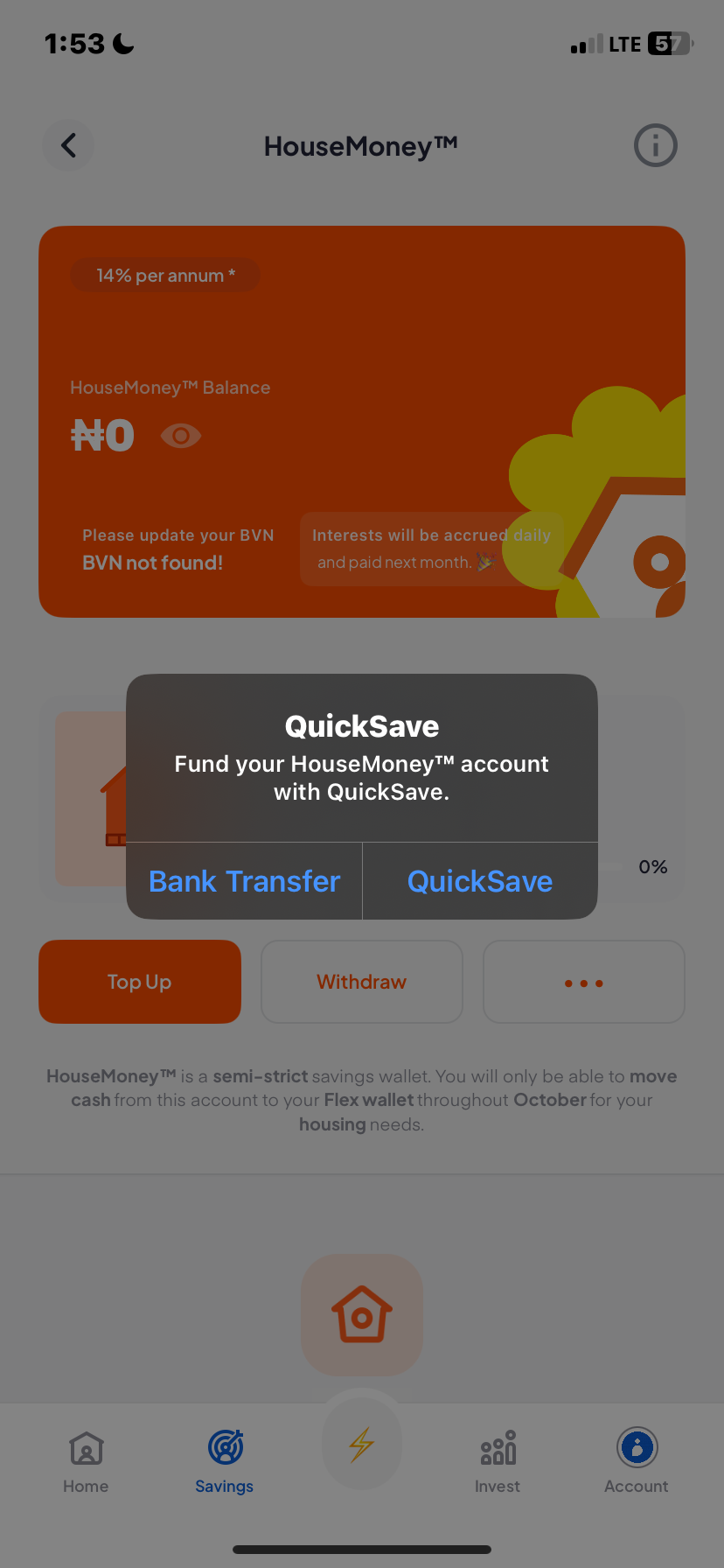  Piggyvest Savings flow