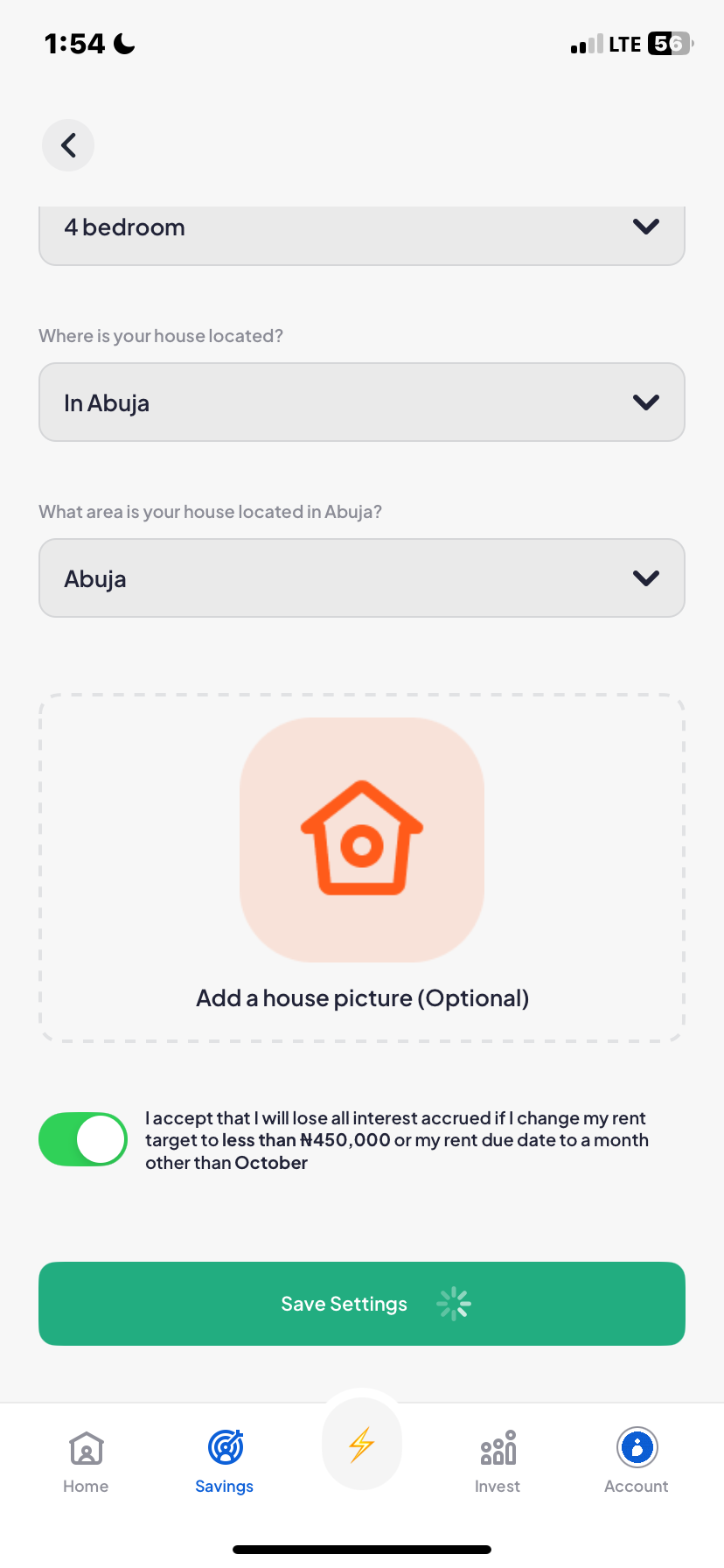  Piggyvest Savings flow