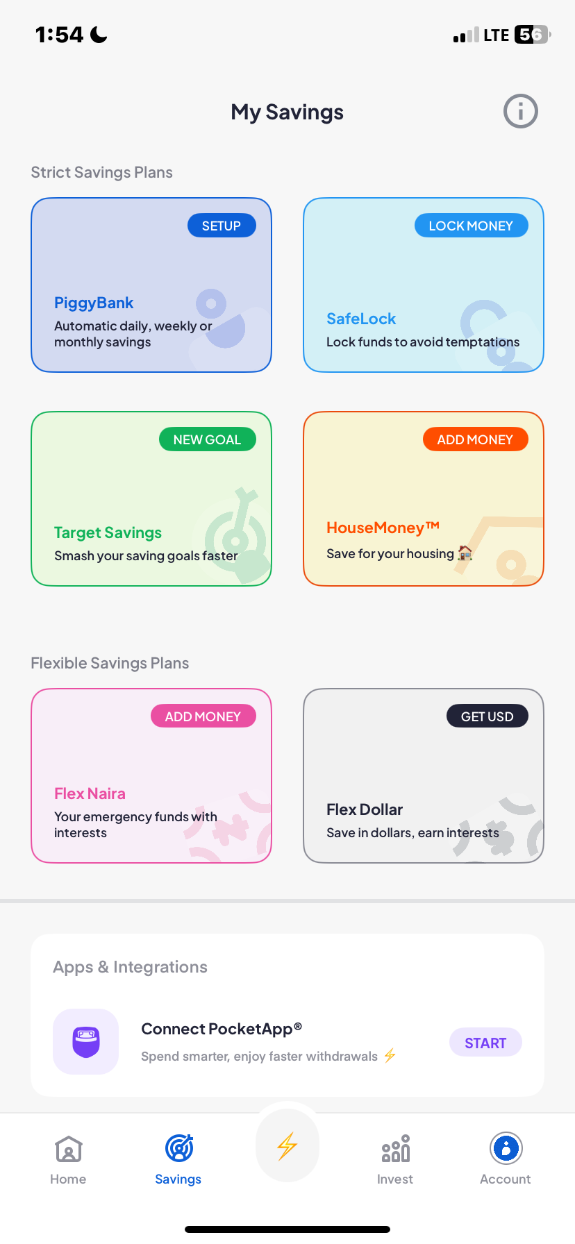  Piggyvest Savings flow