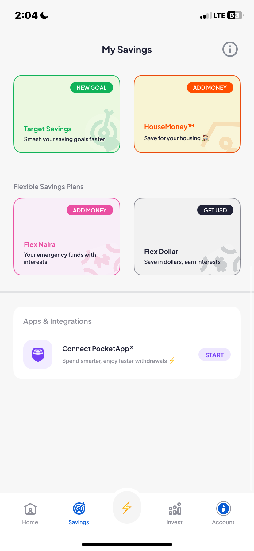  Piggyvest Savings flow