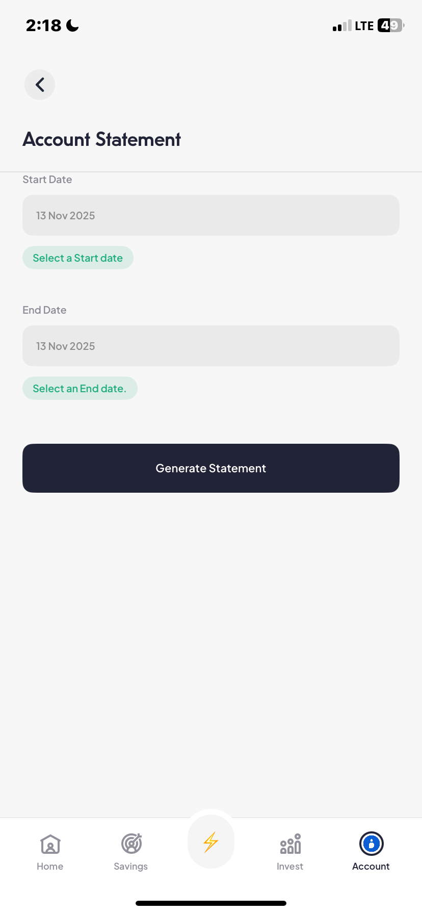  Piggyvest Profile flow