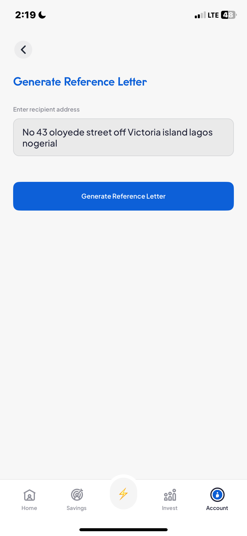  Piggyvest Profile flow